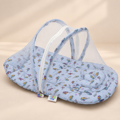 NVS Kids Baby Mosquito Net Tent  | Soft Cotton | Newborn & Infant Protection |Tent Bed with Soft Cushioning