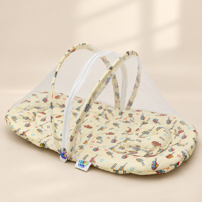 NVS Kids Baby Mosquito Net Tent  | Soft Cotton | Newborn & Infant Protection |Tent Bed with Soft Cushioning
