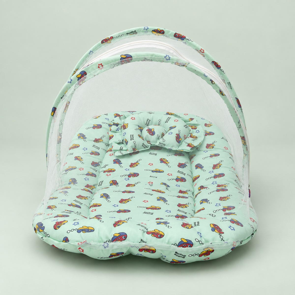 NVS Kids Baby Mosquito Net Tent  | Soft Cotton | Newborn & Infant Protection |Tent Bed with Soft Cushioning